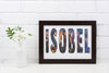 Personalised Descendants Name Print: Themed Bedroom Wall Art - wall art print by Sarah's Embroidery