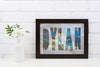 Personalised Godzilla Name Print: Sega Character Bedroom Wall Art - wall art print by Sarah's Embroidery