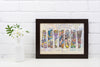 Personalised Pokemon Name Print, Kids Bedroom Wall Art (A4/A3) - wall art print by Sarah's Embroidery