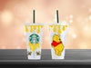 Winnie The Pooh Starbucks Cold Cup: Custom 24oz Design - cold cup by Sarah's Embroidery