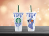 Eeyore Starbucks Venti Cup: Winnie the Pooh Custom Cold Cup - cold cup by Sarah's Embroidery