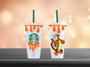 Tigger Winnie The Pooh Starbucks Cold Cup 24oz - cold cup by Sarah's Embroidery