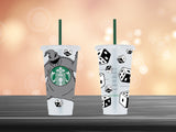 Oogie boogie Custom Cup, Starbucks Cup, nightmare before Christmas - cold cup by Sarah's Embroidery