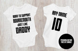 Bournemouth Baby Bodysuit - Football Fan Gift, 100% Cotton - baby bodysuit by Sarah's Embroidery