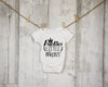 Auntie's Little Princess Baby Bodysuit - 100% Cotton Baby Grow - baby bodysuit by Sarah's Embroidery