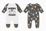 Matching Kids Halloween Pajamas – “Spooky Season” Ghost & Girl Ghost Designs – Toddler Fall Sleepwear - baby bodysuit by Sarah's Embroidery