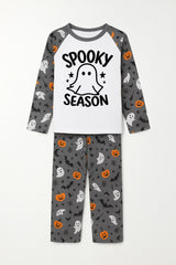Matching Kids Halloween Pajamas – “Spooky Season” Ghost & Girl Ghost Designs – Toddler Fall Sleepwear - baby bodysuit by Sarah's Embroidery