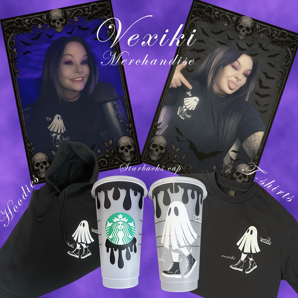 Vexiki Merchandise Hoodies/ T-shirt / Tumbler - hoodie by Sarah's Embroidery