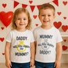 Kids Proposal T-Shirt – “Will You Marry My Mummy/Daddy?” – Engagement Announcement Outfit - t-shirt by Sarah's Embroidery