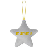 Personalised Star Christmas Tree Decorations Custom Name Ornaments Family Christmas plush Baubles - christmas stocking by Sarah's Embroidery