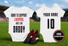 Liverpool Baby Bodysuit - Born to Support - Football Baby Vest - baby bodysuit by Sarah's Embroidery