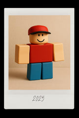 Personalised Polaroid Fridge Magnet Set: Custom Photo Memories (Pack of 8) - wall art print by Sarah's Embroidery
