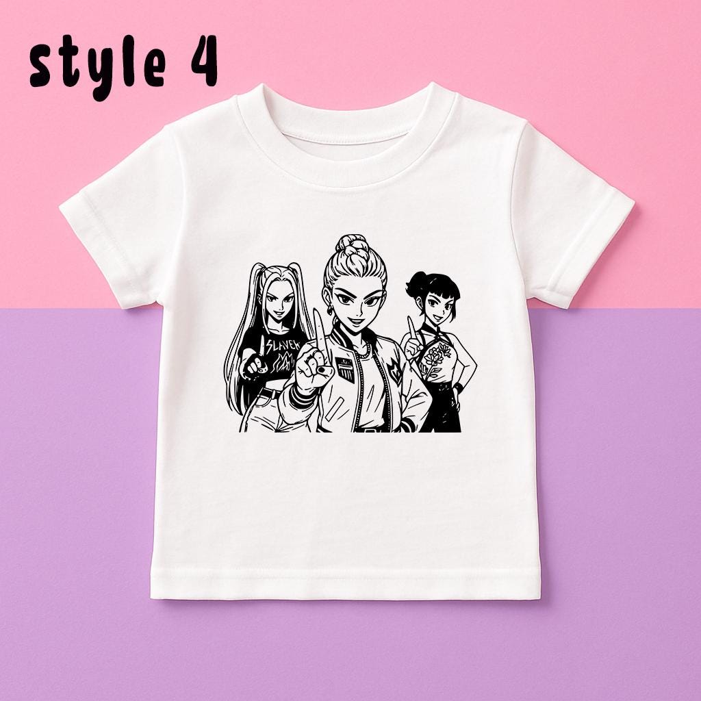 KPOP Demon Hunters Bundle – T-Shirt, Ariana Print, Starbucks Cup - t-shirt by Sarah's Embroidery