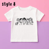 Huntrix K-Pop T-Shirt, Anime Graphic Tee, Demon Hunters Design - t-shirt by Sarah's Embroidery
