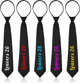 Personalised Leavers Tie - Custom School Prom Keepsake (Class of 26) - cold cup by Sarah's Embroidery