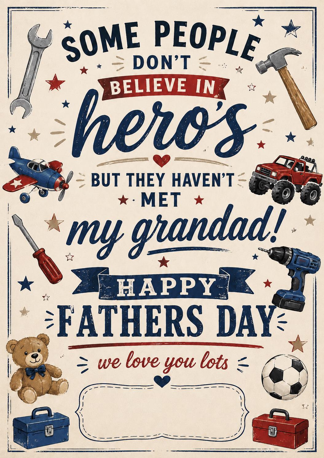 Personalised Father’s Day Gift - Framed Dad Wall Art - Dad Birthday Present - wall art print by Sarah's Embroidery