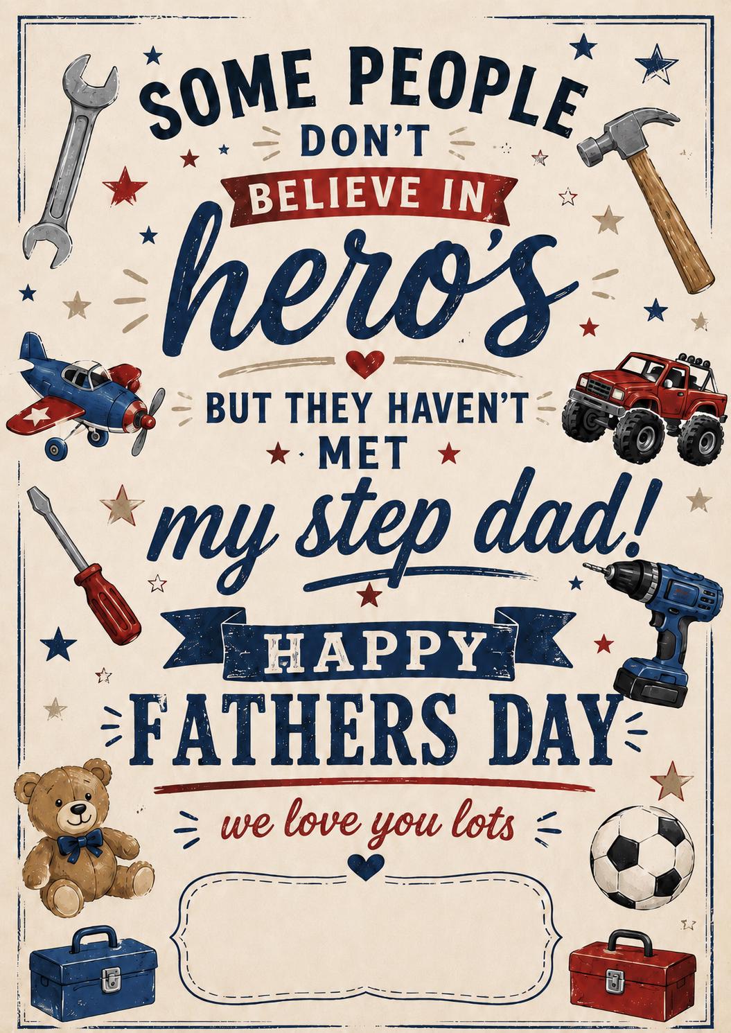 Personalised Father’s Day Gift - Framed Dad Wall Art - Dad Birthday Present - wall art print by Sarah's Embroidery