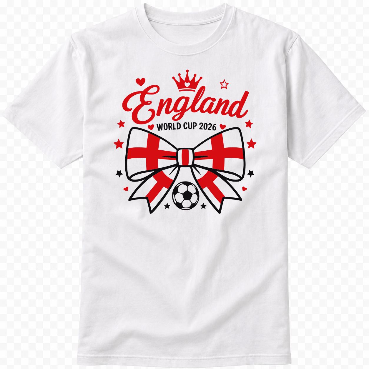 England Family Football Shirts, World Cup 2026 Fan Apparel, Baby Vest, Kids T-Shirt - baby bodysuit by Sarah's Embroidery