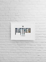 Personalised Transformers Name Print: Optimus Prime Wall Art - wall art print by Sarah's Embroidery