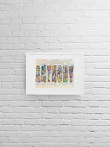Personalised Pokemon Name Print, Kids Bedroom Wall Art (A4/A3) - wall art print by Sarah's Embroidery