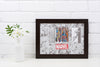 Personalised MARVEL Comic Name Print, Superhero Wall Art - wall art print by Sarah's Embroidery