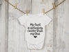 Aunt is Cooler Than Dad Baby Bodysuit - 100% Cotton Baby Grow - baby bodysuit by Sarah's Embroidery