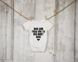 Auntie Baby Bodysuit - 100% Cotton Baby Grow - baby bodysuit by Sarah's Embroidery