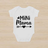 Mini mama baby grow, In all sizes 0,3,6,12 months - baby bodysuit by Sarah's Embroidery