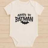 Always be batman baby grow, In all sizes 0,3,6,12 months - baby bodysuit by Sarah's Embroidery