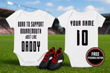 Bournemouth Baby Bodysuit - Football Fan Gift, 100% Cotton - baby bodysuit by Sarah's Embroidery