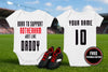 Rotherham Football Baby Bodysuit - Born to Support the Millers - baby bodysuit by Sarah's Embroidery