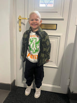 Personalised Dinosaur Birthday Boy T-Shirt: Custom Name & Age - t-shirt by Sarah's Embroidery