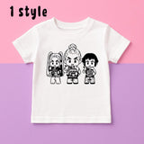 Huntrix K-Pop T-Shirt, Anime Graphic Tee, Demon Hunters Design - t-shirt by Sarah's Embroidery