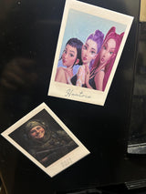 Personalised Polaroid Fridge Magnet Set: Custom Photo Memories (Pack of 8) - wall art print by Sarah's Embroidery