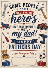 Personalised Father’s Day Gift - Framed Dad Wall Art - Dad Birthday Present - wall art print by Sarah's Embroidery