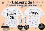 Personalised Leaver's 26 T-Shirt, Sunglasses, Bow Bundle (Class of 2026) - t-shirt by Sarah's Embroidery