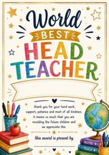 Personalised Teacher Award Certificate - End of Term School Print, Thank You Gift - wall art print by Sarah's Embroidery