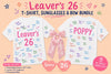 Personalised Leaver's 26 T-Shirt, Sunglasses, Bow Bundle (Class of 2026) - t-shirt by Sarah's Embroidery