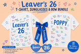 Personalised Leaver's 26 T-Shirt, Sunglasses, Bow Bundle (Class of 2026) - t-shirt by Sarah's Embroidery