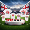 England Family Football Shirts, World Cup 2026 Fan Apparel, Baby Vest, Kids T-Shirt - baby bodysuit by Sarah's Embroidery