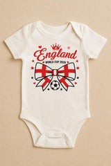 England Family Football Shirts, World Cup 2026 Fan Apparel, Baby Vest, Kids T-Shirt - baby bodysuit by Sarah's Embroidery