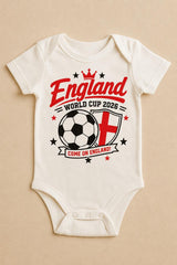 England Family Football Shirts, World Cup 2026 Fan Apparel, Baby Vest, Kids T-Shirt - baby bodysuit by Sarah's Embroidery